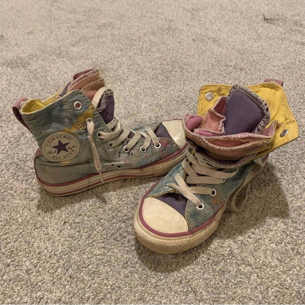 Tie Dye Denim Converse!
